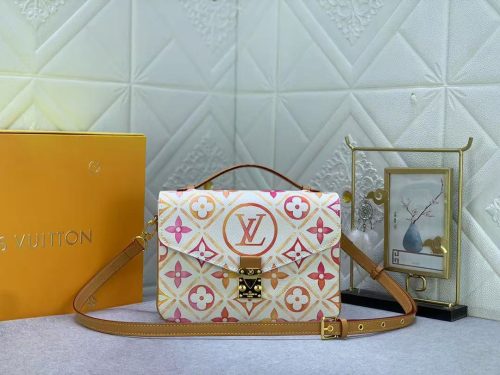 LV Bag Pochette Métis Coral 25