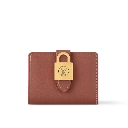 LOUIS VUITTON LOW KEY COMPACT WALLET COGNAC 11CM M12148