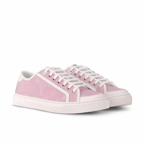 LOUIS VUITTON LV LAGOON SNEAKER DENIM ROSE 1AGYFO