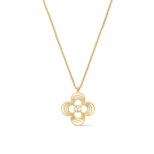 LOUIS VUITTON LV BREEZE PENDANT GOLD M02805