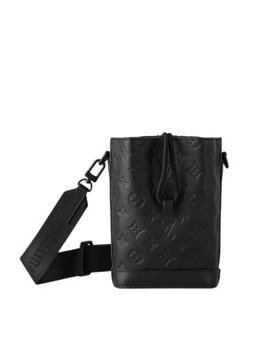 LOUIS VUITTON NOE CROSSBODY BAG BLACK 21CM M82248
