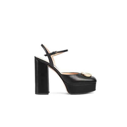 GUCCI Women's platform pump with Double G