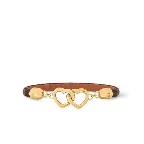 LOUIS VUITTON SAY YES BRACELET BROWN M6758E