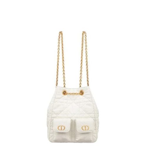 Dior Medium Dior Caro Multicarry Backpack with Chain(HIGH-END GRADE)