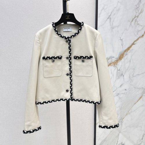 CHANEL WOMEN Genuine Leather COAT(size:S|M|L)