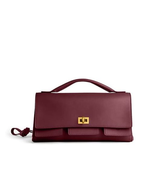 Balenciaga Women's Bel Air Clutch On Strap Small(HIGH-END GRADE)