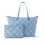 LOUIS VUITTON NEVEREVERFULL DENIM BLUE 31CM N00198