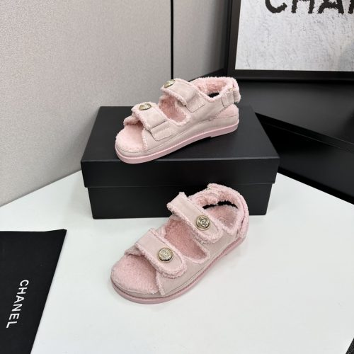 Chanel Pink Sandal