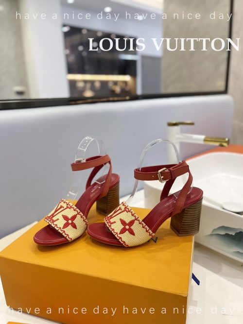 LV Sienna One-Strap Sandals
