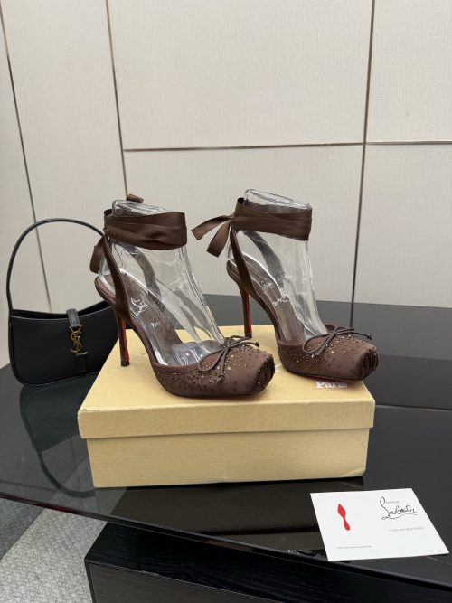 Christian Louboutin Cassia Lace Up High Heels