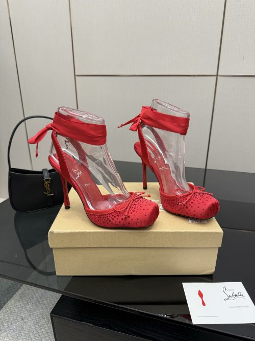 Christian Louboutin Cassia Lace Up High Heels