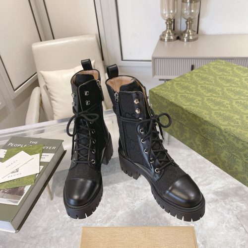 Gucci Lace Up Ankle Boot