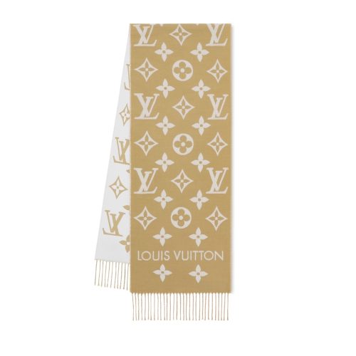 LOUIS VUITTON LV ESSENTIAL SCARF BEIGE M77728