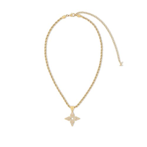 LOUI VUITTON LV ROPE PENDANT NECKLACE GOLD M01751