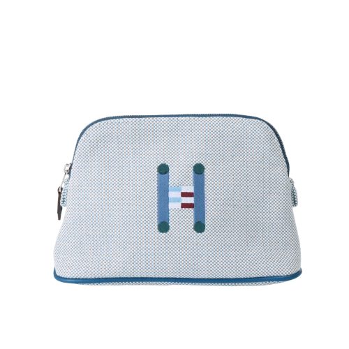 HERMES BOLIDE CRAZY H CASE BLUE 26CM H103750M 05