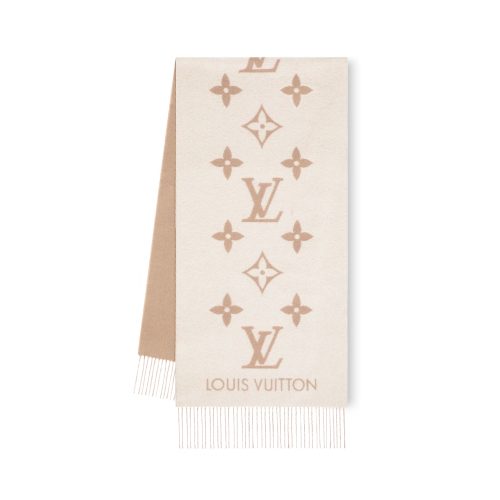 LOUIS VUITTON REYKJAVIK SCARF BEIGE 180CM