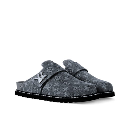LOUIS VUITTON LV COSY COMFORT MULE GRAY