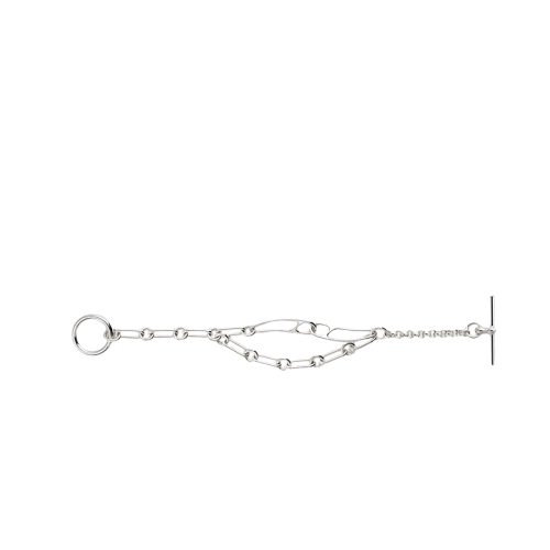 HERMES CHAINE DANCRE PUNK BRACELET SILVER