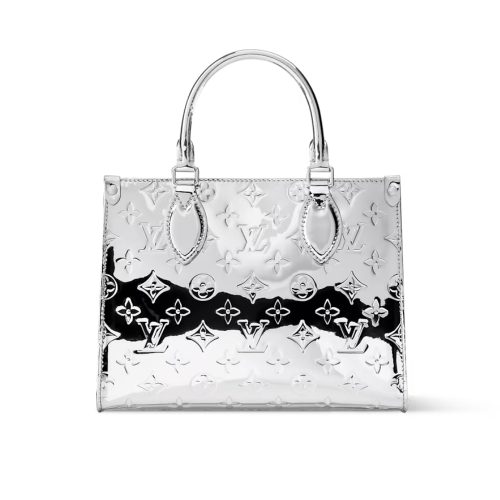 LOUIS VUITTON ONTHEGO PM SILVER 25CM