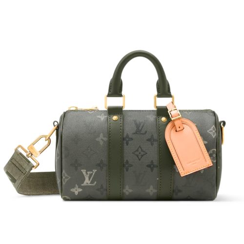 LOUIS VUITTON KEEPALL BANDOULIÈRE 25 KHAKI 25CM M26930