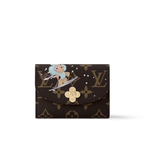 LOUIS VUITTON ROSALIE COIN PURSE AZUR FROST 12CM M12239